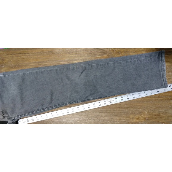 Levi's 511 Jeans Men's Size 29x30 Gray Faded Black Wash Denim - Picture 3 of 7